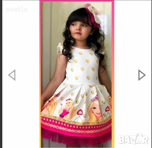 Нова рокля Барби , снимка 2 - Детски рокли и поли - 45024484