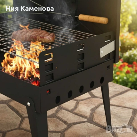 Градинска сгъваема скара за къмпинг и пикник. , снимка 5 - Скари - 53013397