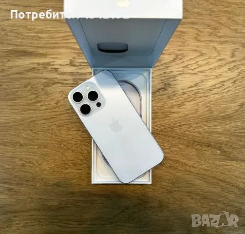 iPhone 16 Pro 128 GB White Titanium,Гаранция, Цена 1849лв кейс,протектор !, снимка 5 - Други - 48750136