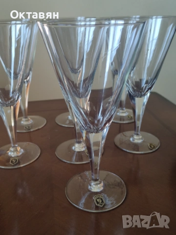 Кристални чаши за вино, снимка 7 - Чаши - 53843594