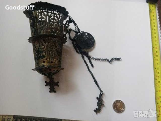 Старо възрожденско кандило,сребро сачан

, снимка 4 - Антикварни и старинни предмети - 46088324