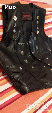 Голям рокерски елек 6ХL, снимка 3 - Аксесоари и консумативи - 50680901