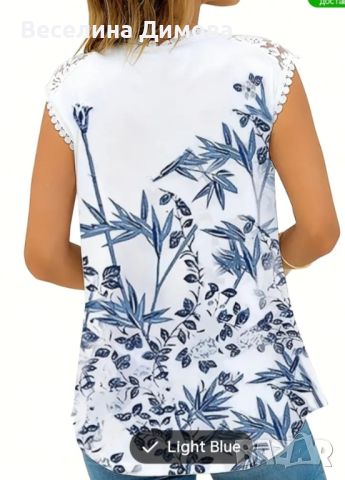 Нова дамска блуза, гръдна обиколка 116-120, дължина 70 см. , снимка 4 - Тениски - 45604935
