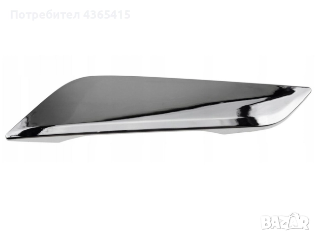 Лайстна за преден ляв калник на BMW 5 G30/G31 (2017-2020) 51137349593 Хром, снимка 4 - Части - 52376460