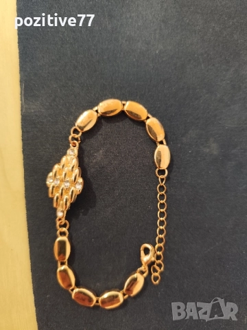 Уникална Златна Гривна 24к, снимка 2 - Гривни - 52215118