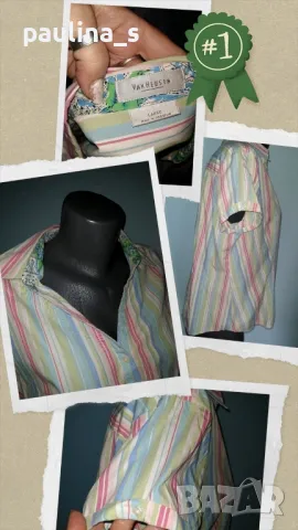 Три различни броя / Брандова памучна риза "Cecil", "Van Hausen" и "Canda" , снимка 13 - Ризи - 28902526