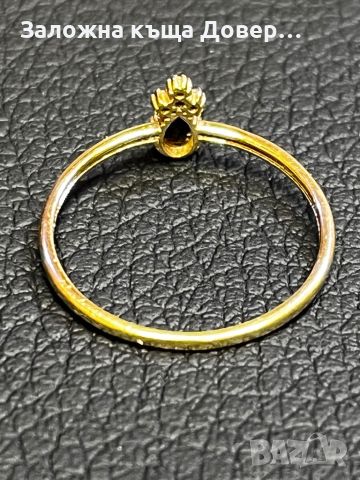 Халка пръстен златни 14 карата 585 бяло залто gold prasten halka , снимка 6 - Пръстени - 46409107