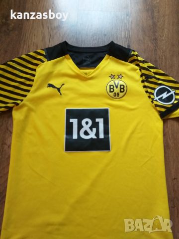 Puma Borussia Dortmund Home Jersey 2021-2022 - страхотна футболна тениска КАТО НОВА С, снимка 6 - Тениски - 45424768