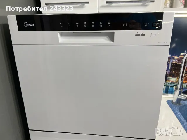 Съдомиялна Midea 8 комплекта WQP8-3802F-W, снимка 1 - Съдомиялни - 47993267