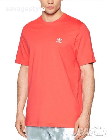 Мъжка тениска ADIDAS Originals Adicolor Essentials Trefoil Tee Pink, снимка 1 - Тениски - 45760445