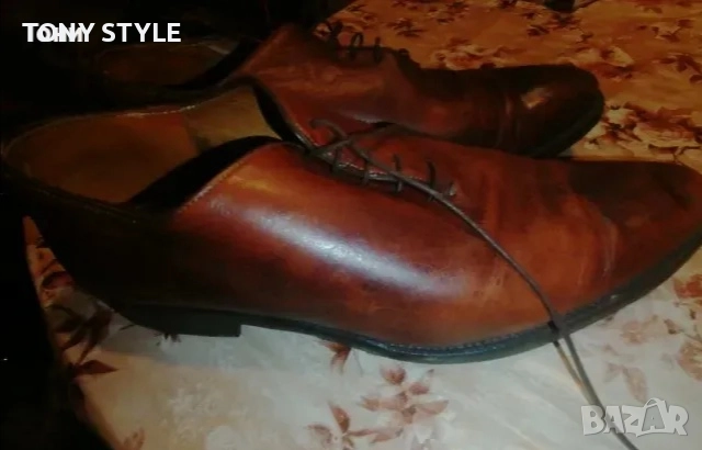 REGENT Нови Мъжки Обувки Изцяло от Естествена Кожа 43, снимка 6 - Ежедневни обувки - 51490098