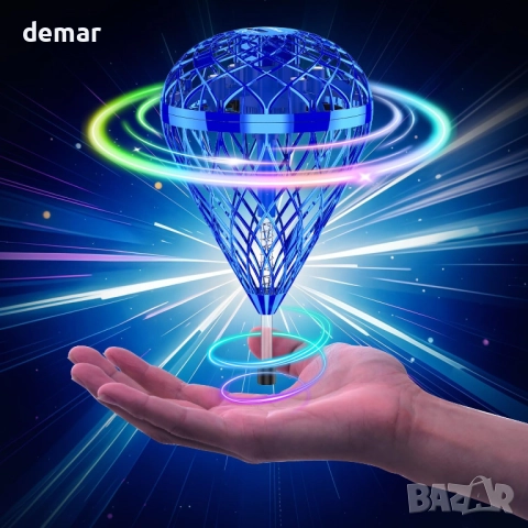 Летяща играчка Orb Ball Lite с AI управление на движението и 360° завъртане, 6+ години