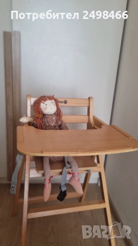 Дървено бебешко столче за хранене Safety 1st Nordik, снимка 5 - Столчета за хранене - 52560780