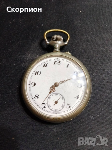 Швейцарски джобен часовник посребрени капаци - Argentan -  Цилиндър - РЯДЪК, снимка 17 - Джобни - 49814879