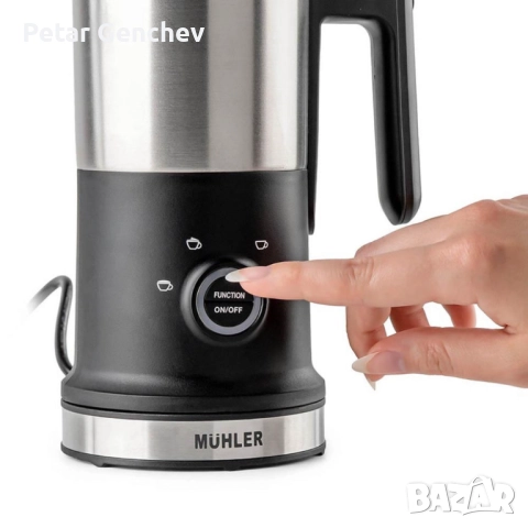 Кана за мляко на пяна Muhler MFF-44S – Гъста и пухкава пяна за секунди у дома, снимка 3 - Кани - 52540089