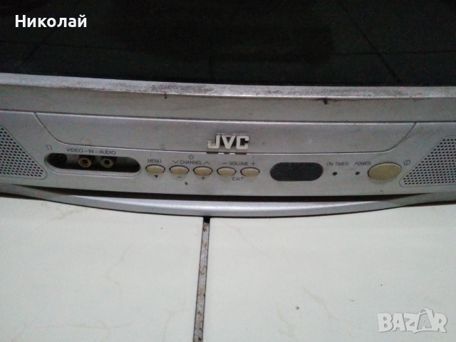 Телевизор JVC кинескоп 21 инча, снимка 3 - Телевизори - 52551207