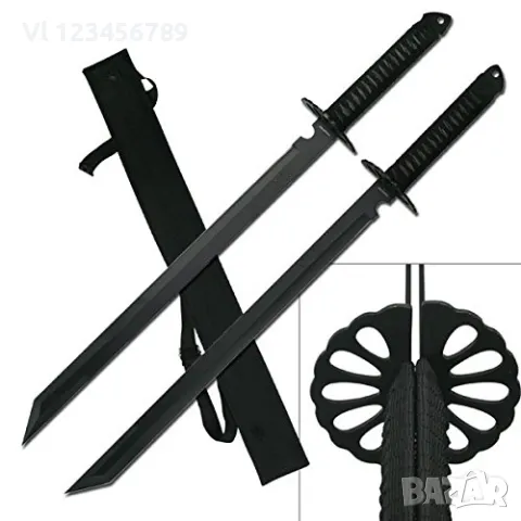 Комплект от 2 Катани Ninja Samurai 26" меч, сабя, снимка 1 - Колекции - 48277843