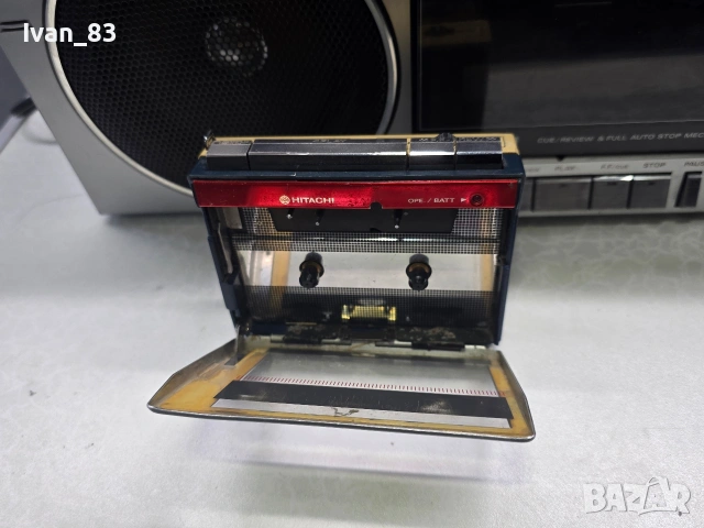 Радиокасетофон Hitachi trk W1e, снимка 10 - Радиокасетофони, транзистори - 53048612