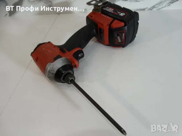 Milwaukee M18 FID 2 + 5.0 Ah - Импакт драйвер, снимка 6 - Други инструменти - 46422456