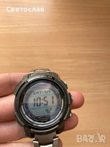 Часовник Casio Pro Trek PRW-2000T-7ER Solar, снимка 5 - Мъжки - 50042209