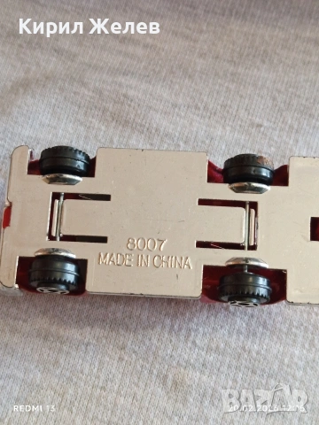 Метална количка ПОЖАРНА много красива перфектно състояние за КОЛЕКЦИОНЕРИ 31135, снимка 7 - Колекции - 53559397