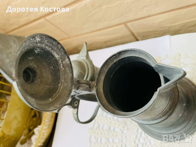 Красиви кани от цветен метал от Германия - 3 бр, снимка 15 - Антикварни и старинни предмети - 53577964