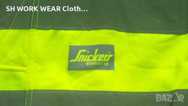 Snickers 8053 High-Vis Micro Fleece Round Neck, Class 3 Yellow M / L работна блуза W4-225, снимка 5 - Блузи - 46922250