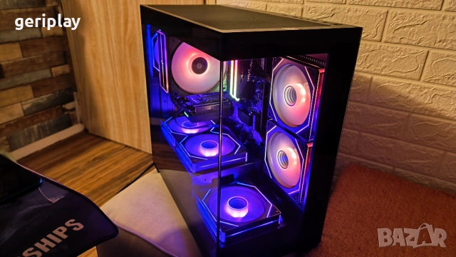 НОВ Геймърски компютър със 8/16-Ядрен Ryzen 7 / 12Gb Видеокарта / 16Gb RAM / SSD 1Tb / 650Watt