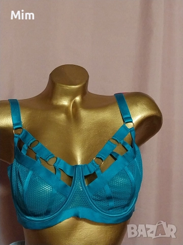 Hunkemoller 80 F Син сутиен , снимка 3 - Бельо - 52685049