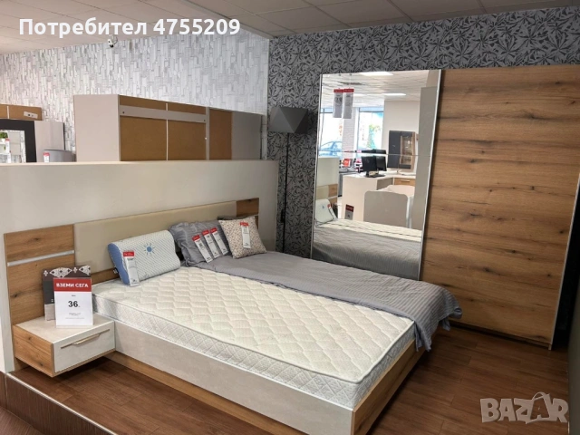 3 спални с нощни шкафчета и гардероби 