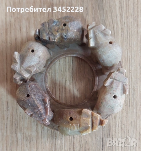 Стойка от минерал за ароматни пръчици за ценители , снимка 3 - Декорация за дома - 53783556