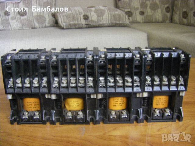 Български контактори К10Е /500Волта/10Ампера, бобина на 220 Волта
