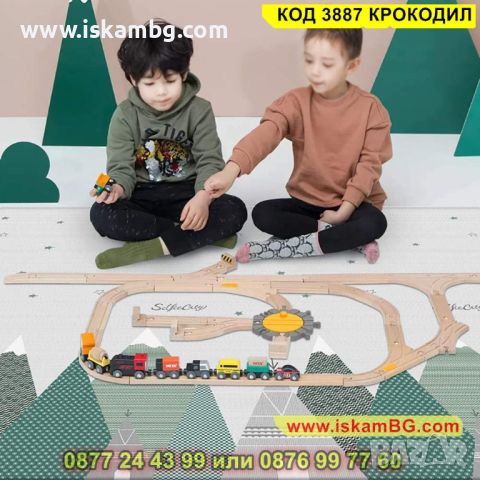 Детско килимче за пълзене и игра против плъзгане от термо пяна - КОД 3887 КРОКОДИЛ, снимка 11 - Други - 45454991