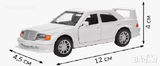 Метални колички: Mercedes-Benz 190E W201, снимка 3 - Колекции - 49101812