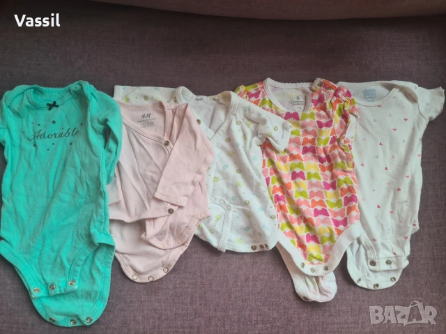 над 49бр. детски дрешки за момиче до 3 месеца - 50, 56 макс, снимка 7 - Комплекти за бебе - 54068203