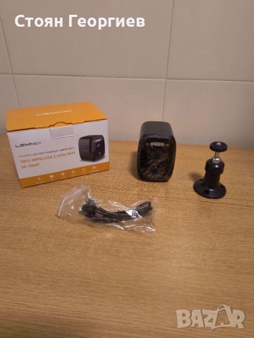 Чисто нова акумулаторна WI FI камера за видеонаблюдение LEMNOI, снимка 1 - IP камери - 45463016