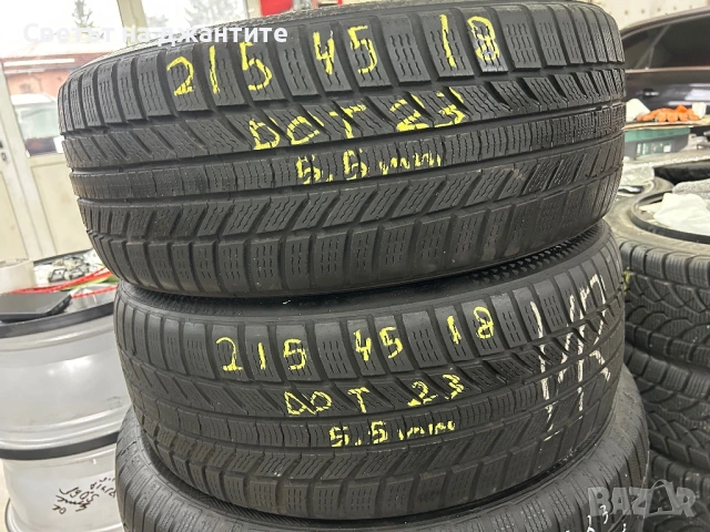 Гуми 215/45/17 Continental 2 бр Зимни, снимка 2 - Гуми и джанти - 53925555