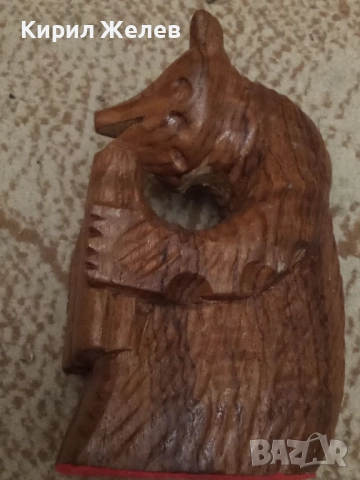 Дърворезба мечка фигура 51717, снимка 6 - Антикварни и старинни предмети - 52070211
