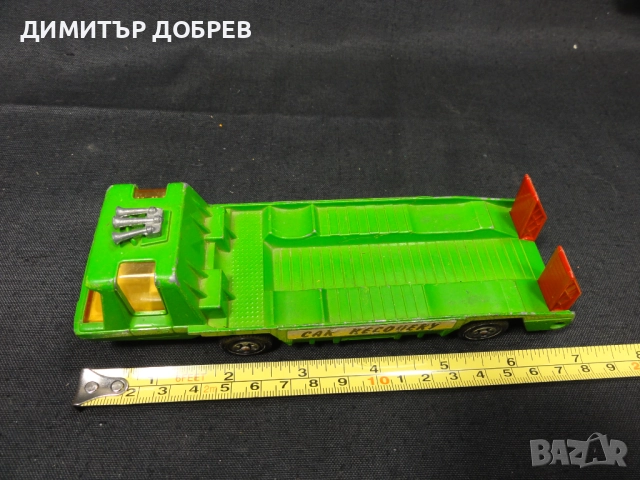 СТАРА РЕТРО МЕТАЛНА КОЛИЧКА MATCHBOX ENGLAND SUPER KINGS TRANSPORTER, снимка 7 - Колекции - 51651875