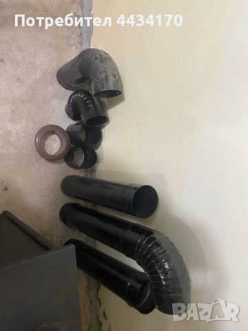 Спешно! Кюнци и аксесоари за камина – Различни дължини, колена и връзки, снимка 2 - Камини - 53310060