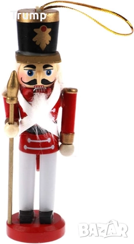 - 40 % Коледна декорация, дървена фигурка Лешникотрошачка, различни модели, снимка 2 - Декорация за дома - 52806449