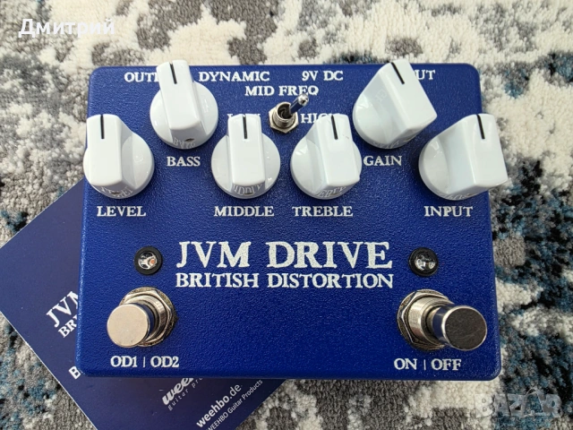 Продавам бутик overdrive / distortion pedals – WAMPLER / JHS / WEEHBO, снимка 7 - Китари - 54228887