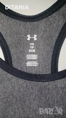  UNDER ARMOUR–нов, оригинален, фитнес/рънинг к-т, р-р XS, бюстие+клин, снимка 7 - Клинове - 46952090