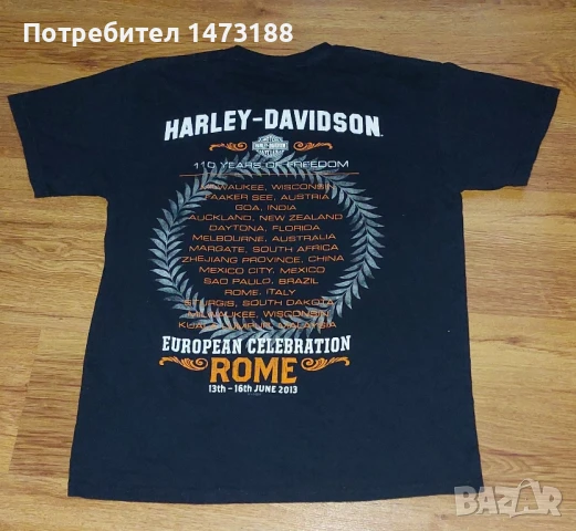 Оригинални тениски Harley-Davidson , снимка 6 - Фен артикули - 45052614