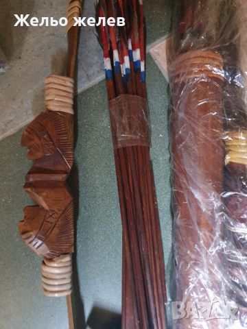 Лък,бамбук,комплект,с стрели, снимка 3 - Лъкове и арбалети - 45842253