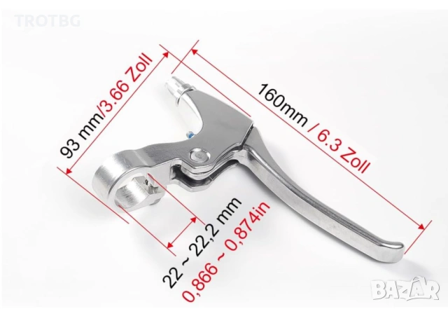 Чифт спирачни лостове със жило за MTB велосипеди, снимка 2 - Части за велосипеди - 53750397