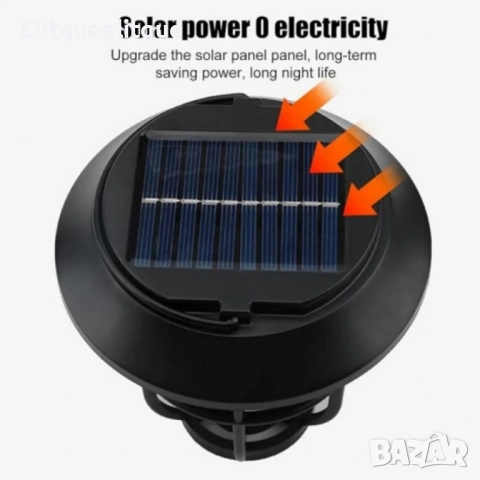 Градинска соларна лампа YH-169 с 3 режима за работа, снимка 5 - Соларни лампи - 51029794