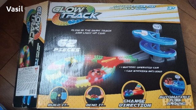 Glow truck писта за деца с количка 3+, снимка 2 - Образователни игри - 50674421