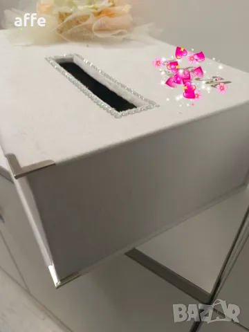 Украса за сватба +було с 3D цветя , снимка 4 - Декорация - 49797387