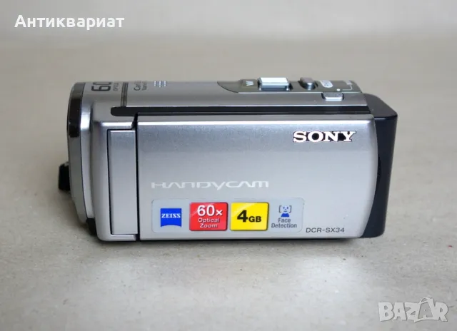 Компактна цифрова камера Sony DCR-SX34E, снимка 2 - Камери - 48789290